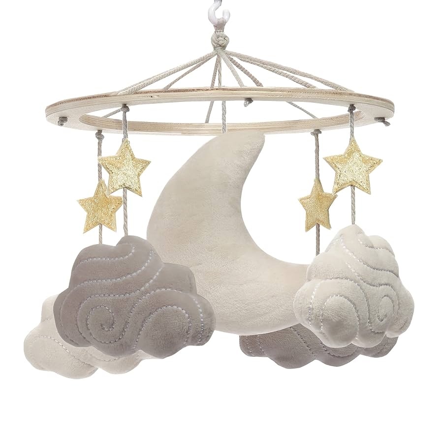 Amazon.com : Lambs & Ivy Goodnight Moon Musical Baby Crib